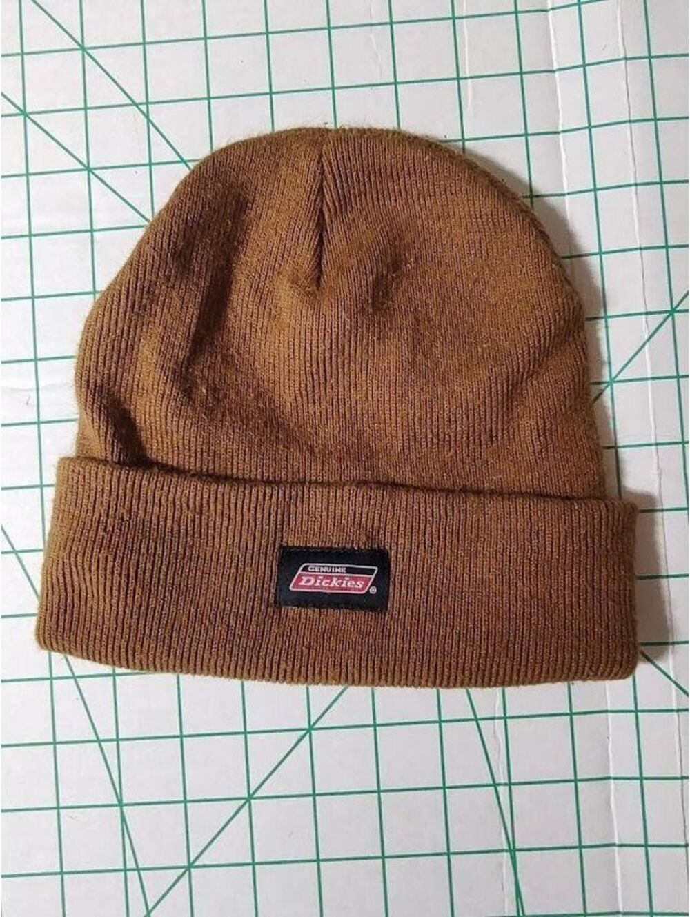 Dickies Brown Knit Beanie Hat